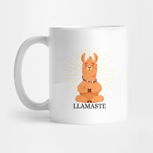 Llamaste. Funny Yoga Saying Phrase Workout Motivation Mug